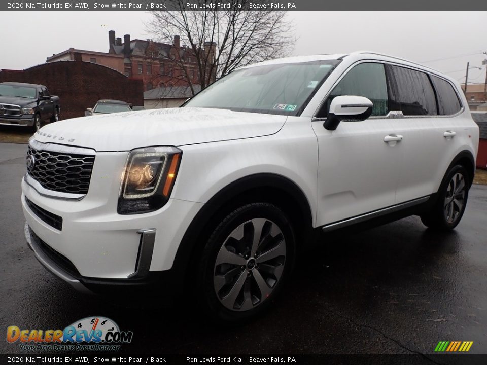 2020 Kia Telluride EX AWD Snow White Pearl / Black Photo #7