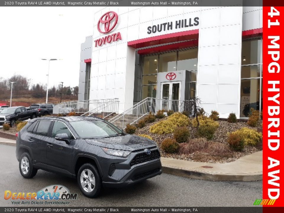 2020 Toyota RAV4 LE AWD Hybrid Magnetic Gray Metallic / Black Photo #1