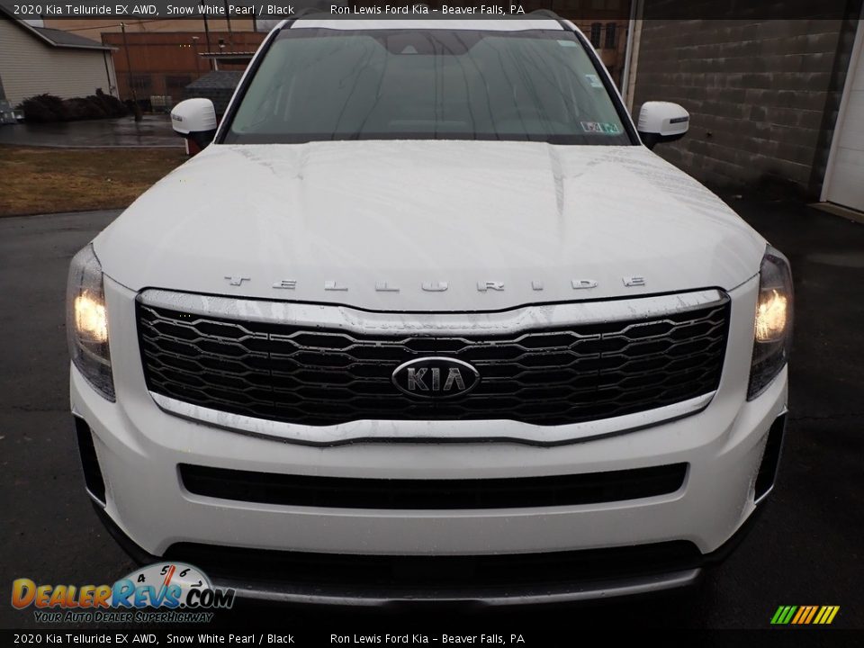 2020 Kia Telluride EX AWD Snow White Pearl / Black Photo #8