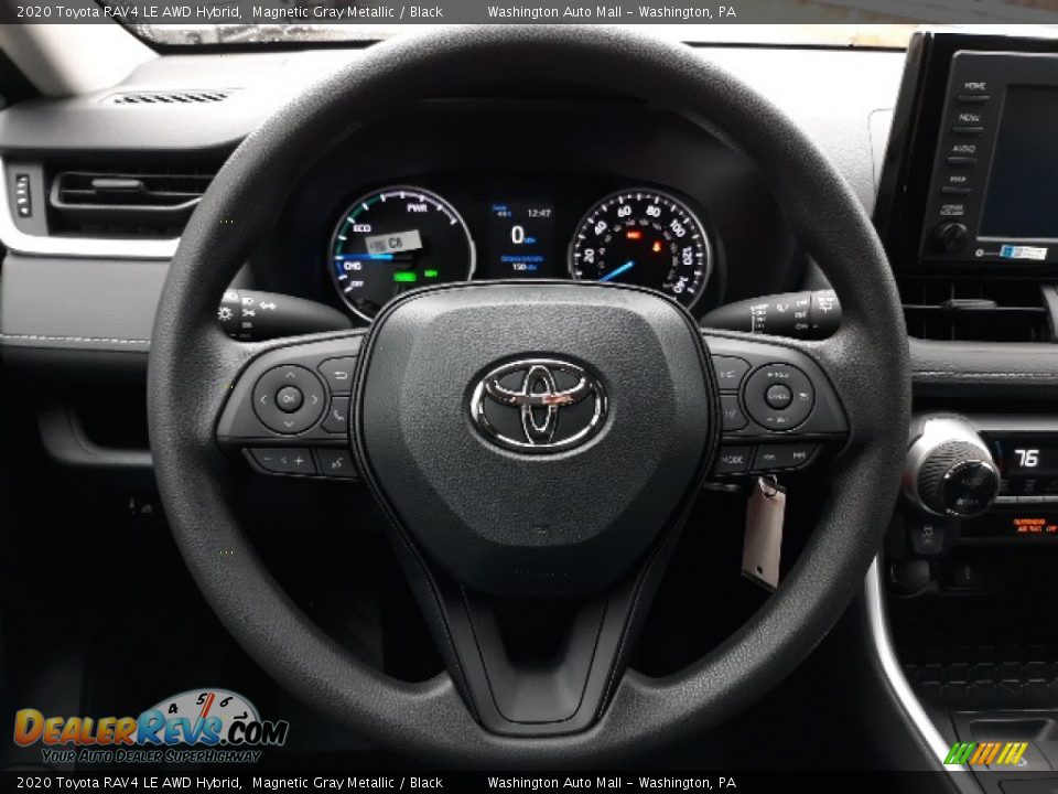 2020 Toyota RAV4 LE AWD Hybrid Magnetic Gray Metallic / Black Photo #4