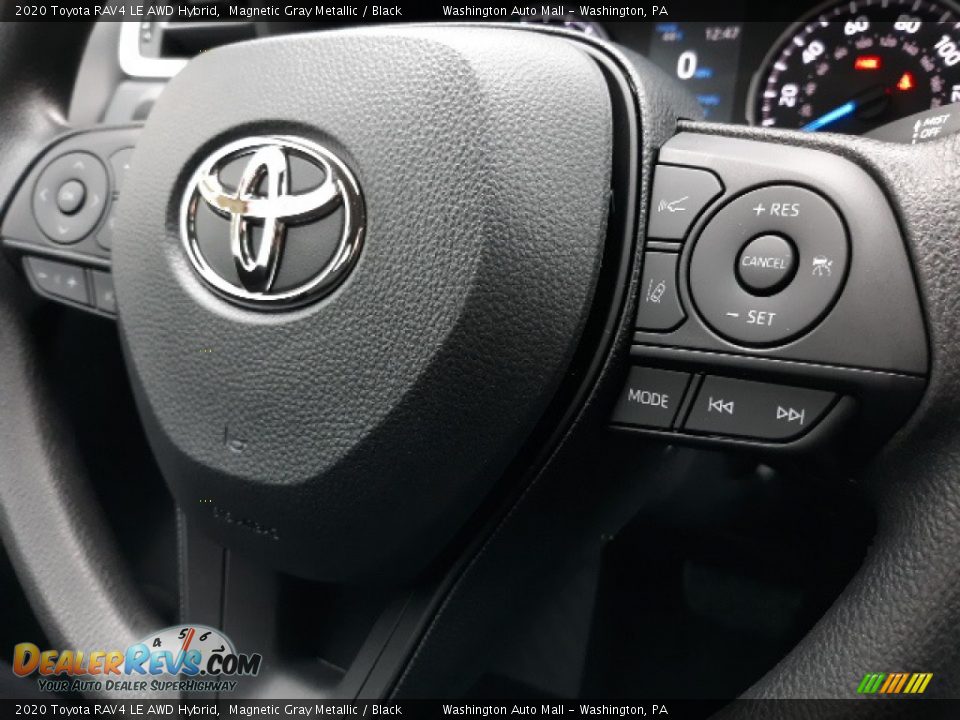 2020 Toyota RAV4 LE AWD Hybrid Magnetic Gray Metallic / Black Photo #6
