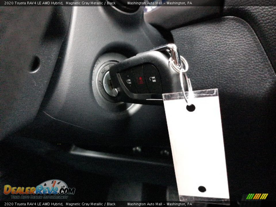 2020 Toyota RAV4 LE AWD Hybrid Magnetic Gray Metallic / Black Photo #10