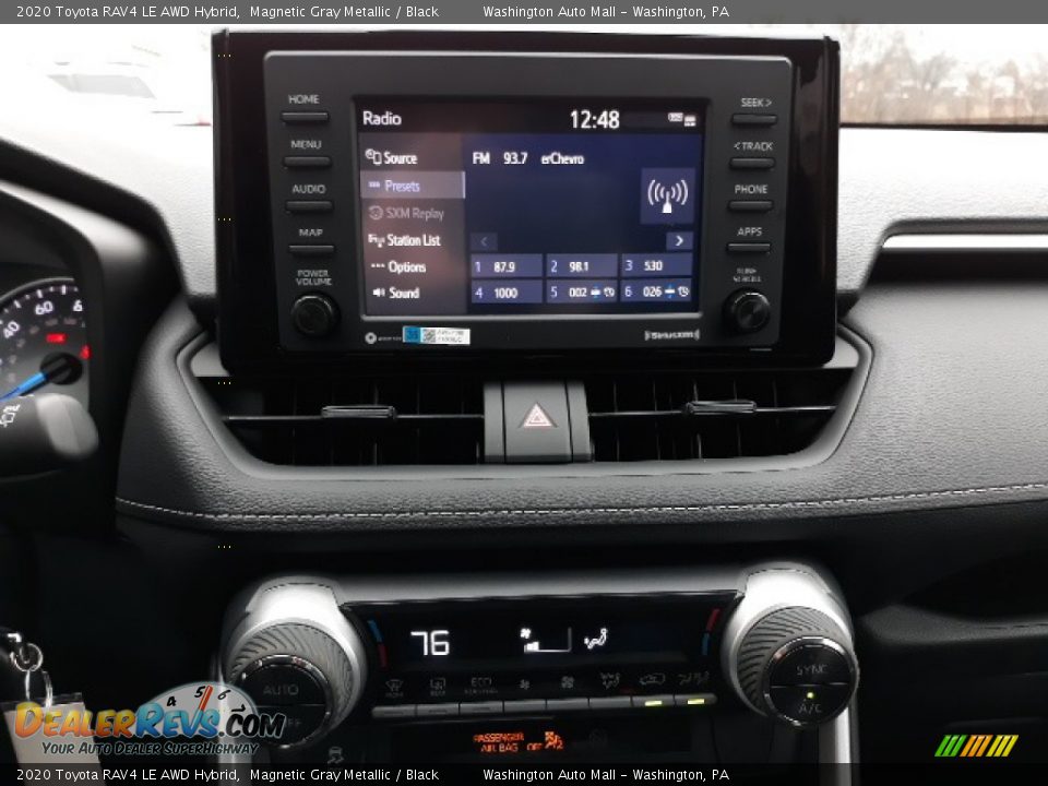 2020 Toyota RAV4 LE AWD Hybrid Magnetic Gray Metallic / Black Photo #11