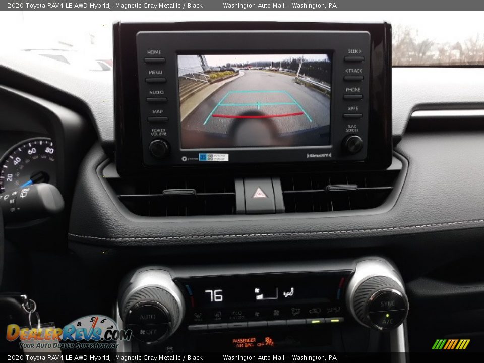 2020 Toyota RAV4 LE AWD Hybrid Magnetic Gray Metallic / Black Photo #12