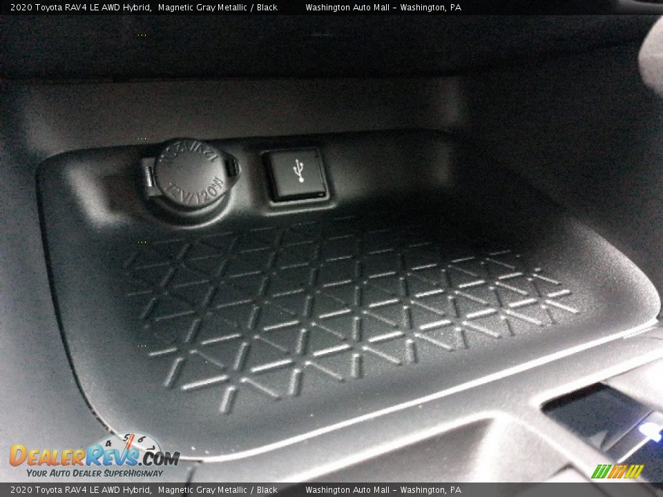 2020 Toyota RAV4 LE AWD Hybrid Magnetic Gray Metallic / Black Photo #15