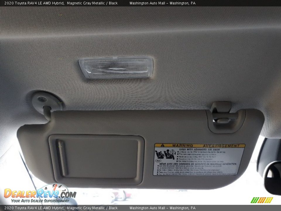 2020 Toyota RAV4 LE AWD Hybrid Magnetic Gray Metallic / Black Photo #19