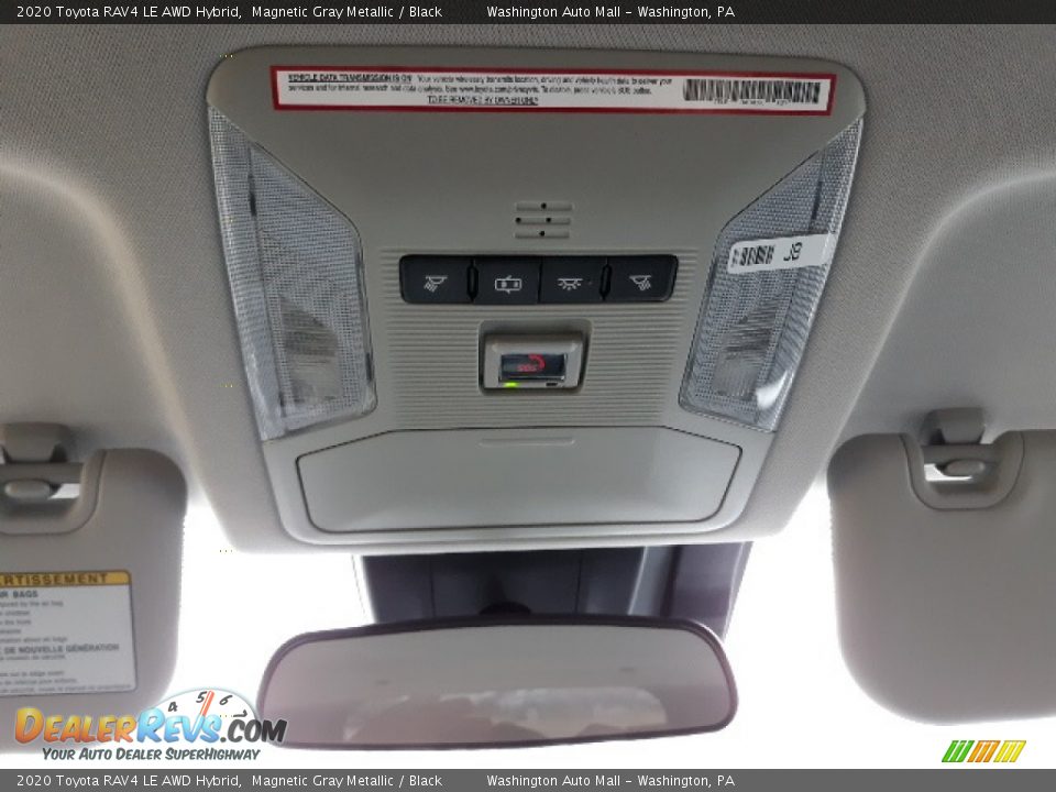 2020 Toyota RAV4 LE AWD Hybrid Magnetic Gray Metallic / Black Photo #20