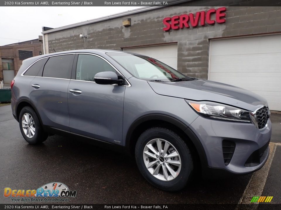 2020 Kia Sorento LX AWD Everlasting Silver / Black Photo #9