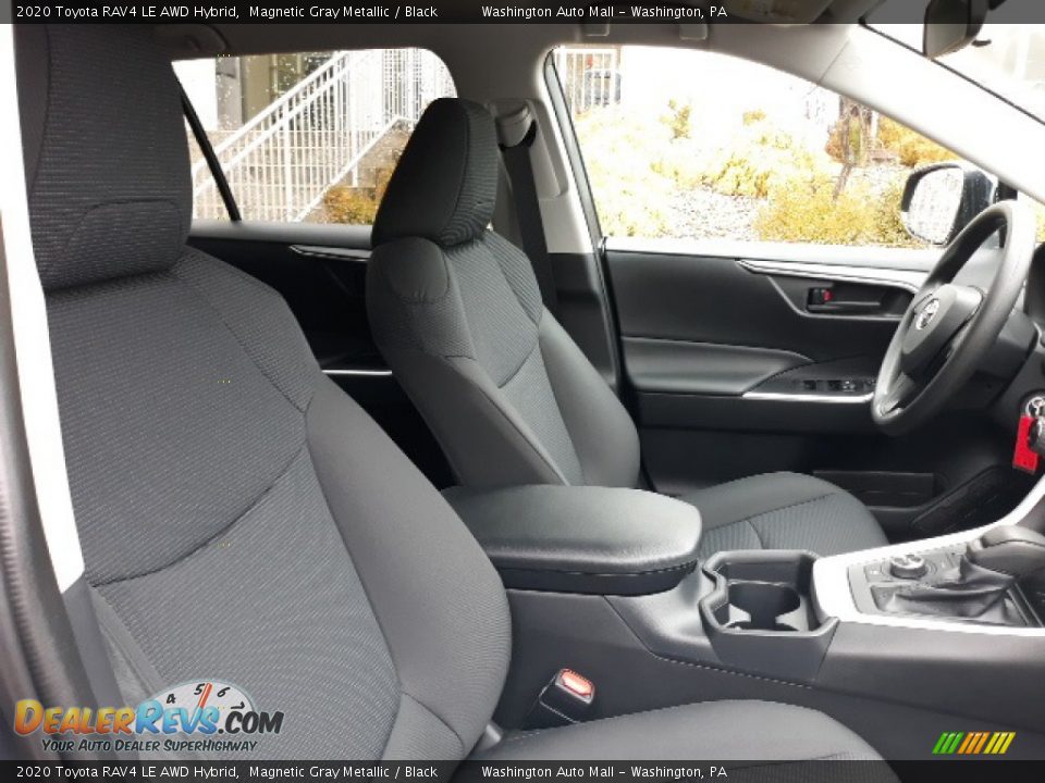 2020 Toyota RAV4 LE AWD Hybrid Magnetic Gray Metallic / Black Photo #35