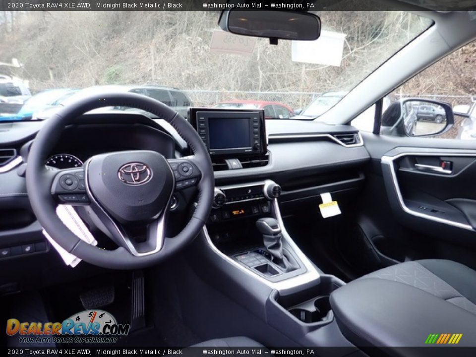 2020 Toyota RAV4 XLE AWD Midnight Black Metallic / Black Photo #13