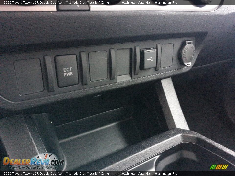 2020 Toyota Tacoma SR Double Cab 4x4 Magnetic Gray Metallic / Cement Photo #15