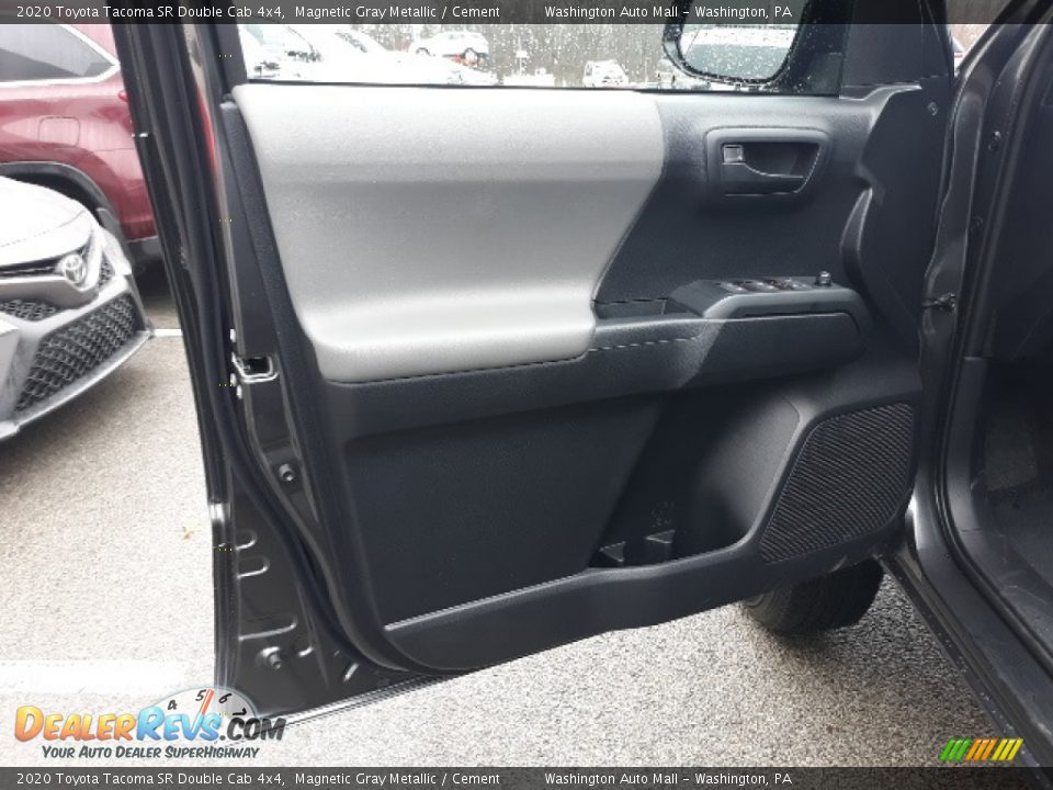 2020 Toyota Tacoma SR Double Cab 4x4 Magnetic Gray Metallic / Cement Photo #26