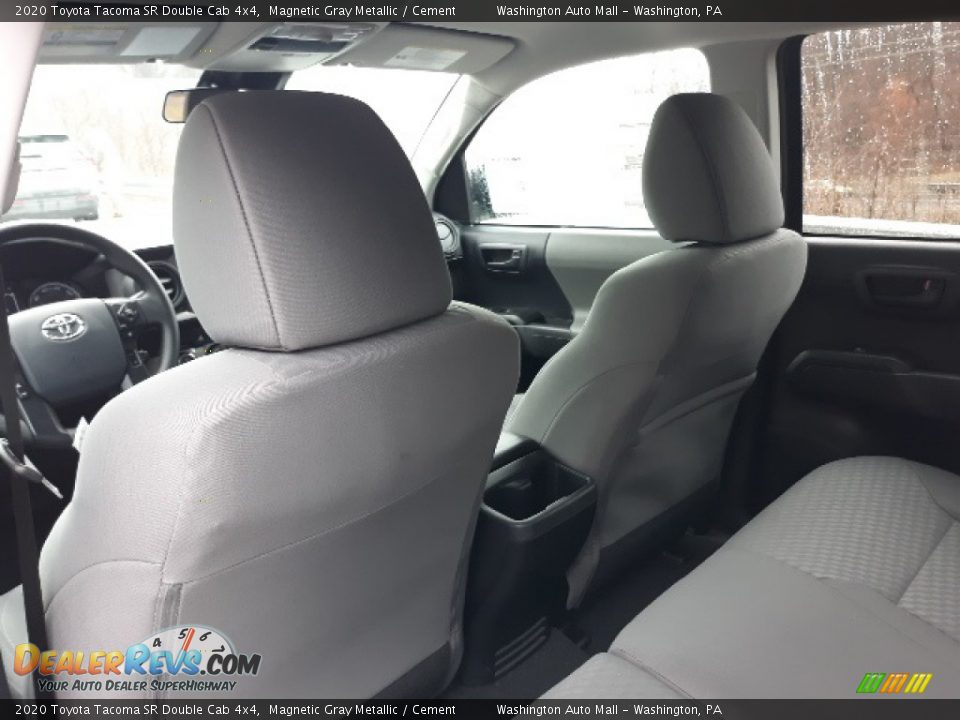 2020 Toyota Tacoma SR Double Cab 4x4 Magnetic Gray Metallic / Cement Photo #28