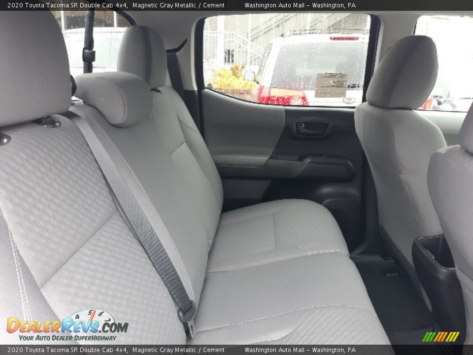 2020 Toyota Tacoma SR Double Cab 4x4 Magnetic Gray Metallic / Cement Photo #35