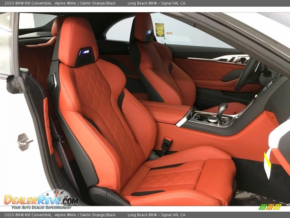 Sakhir Orange/Black Interior - 2020 BMW M8 Convertible Photo #7