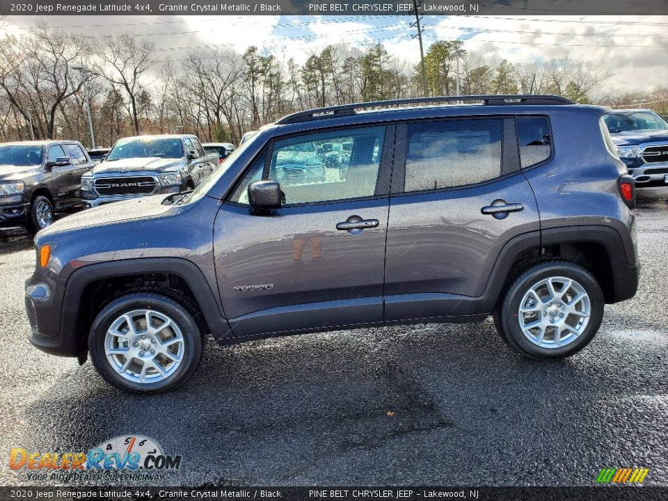2020 Jeep Renegade Latitude 4x4 Granite Crystal Metallic / Black Photo #3