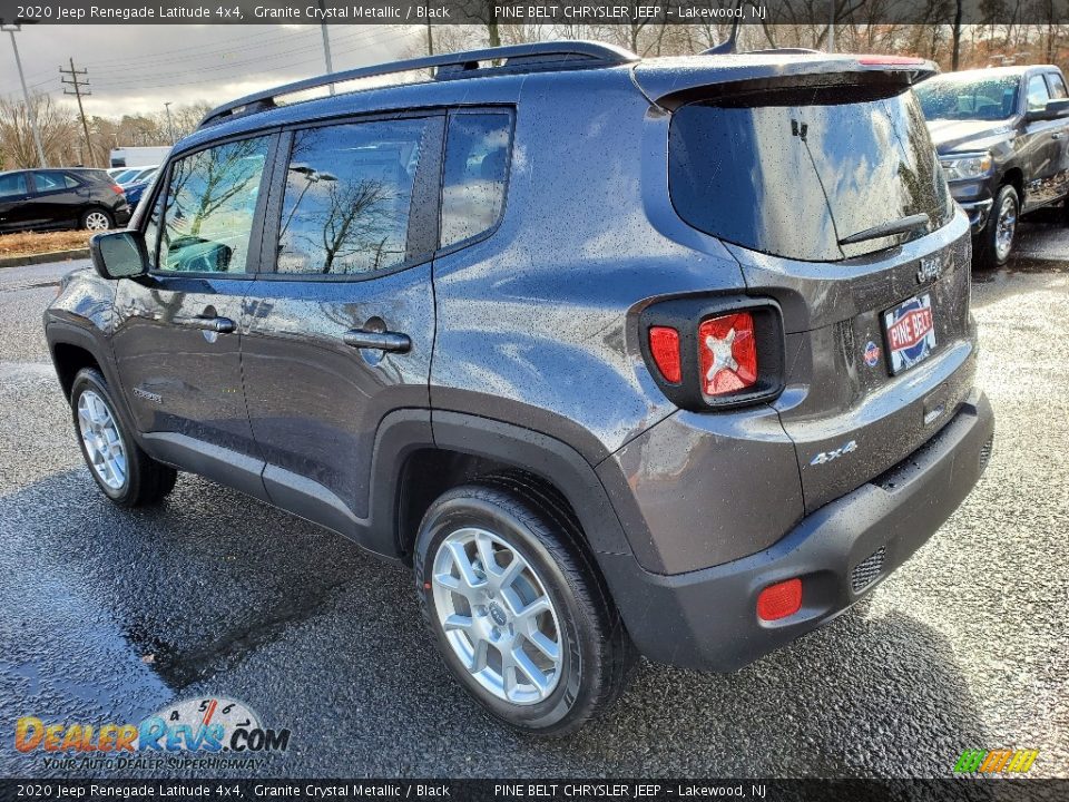 2020 Jeep Renegade Latitude 4x4 Granite Crystal Metallic / Black Photo #4