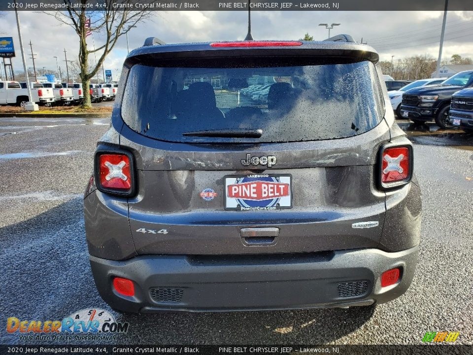 2020 Jeep Renegade Latitude 4x4 Granite Crystal Metallic / Black Photo #5