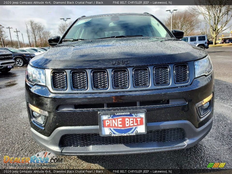 2020 Jeep Compass Altitude 4x4 Diamond Black Crystal Pearl / Black Photo #2