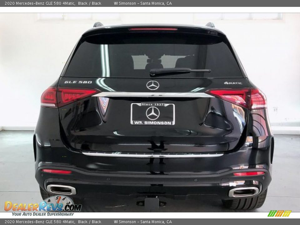 2020 Mercedes-Benz GLE 580 4Matic Black / Black Photo #3