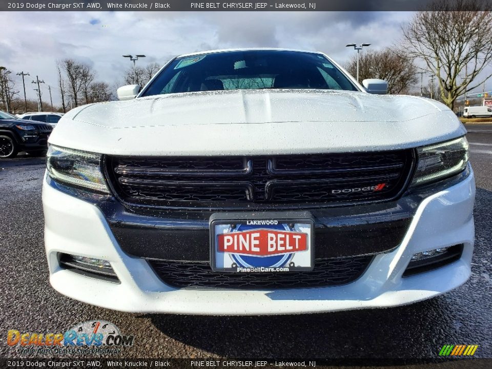 2019 Dodge Charger SXT AWD White Knuckle / Black Photo #2