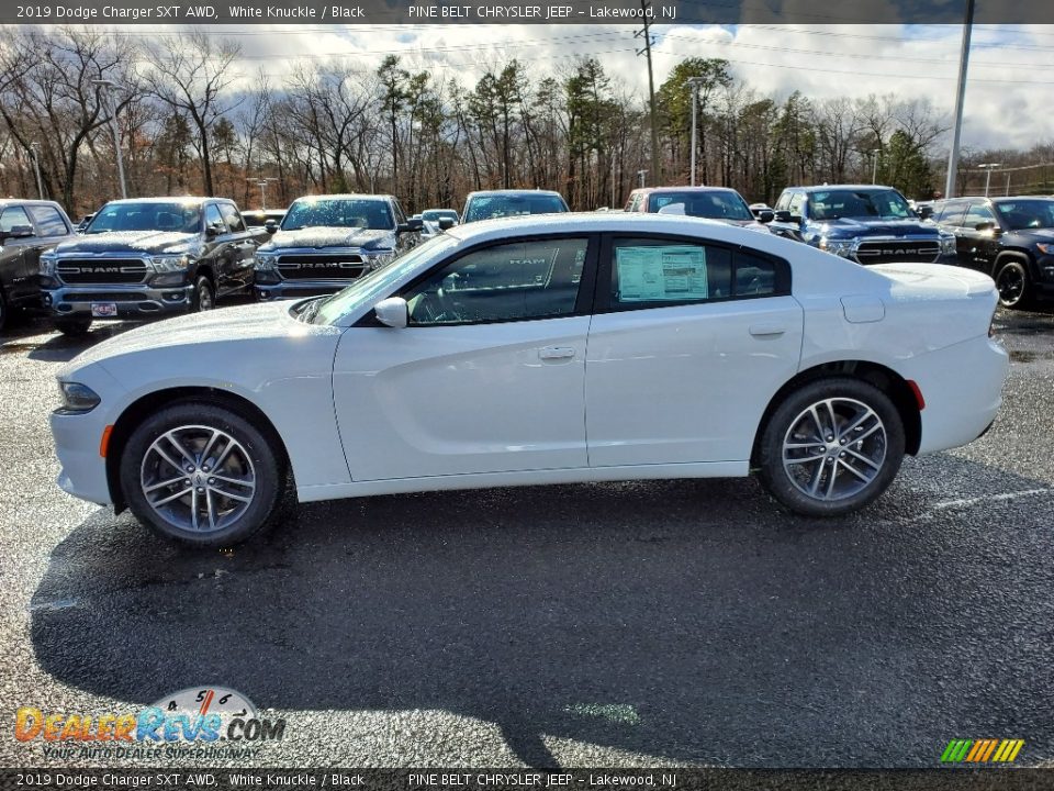 2019 Dodge Charger SXT AWD White Knuckle / Black Photo #3