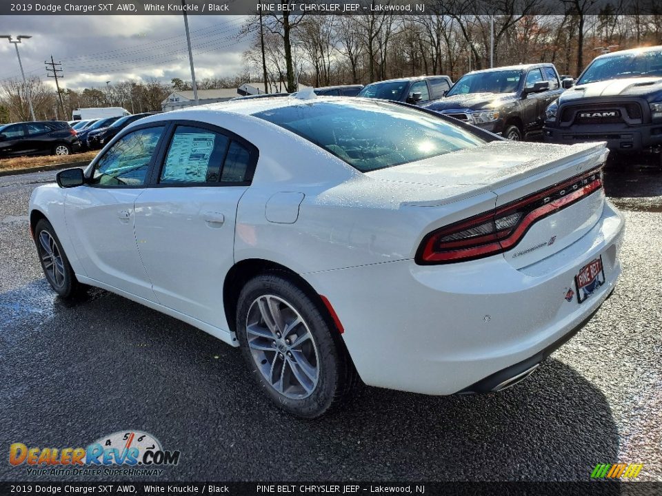 2019 Dodge Charger SXT AWD White Knuckle / Black Photo #4