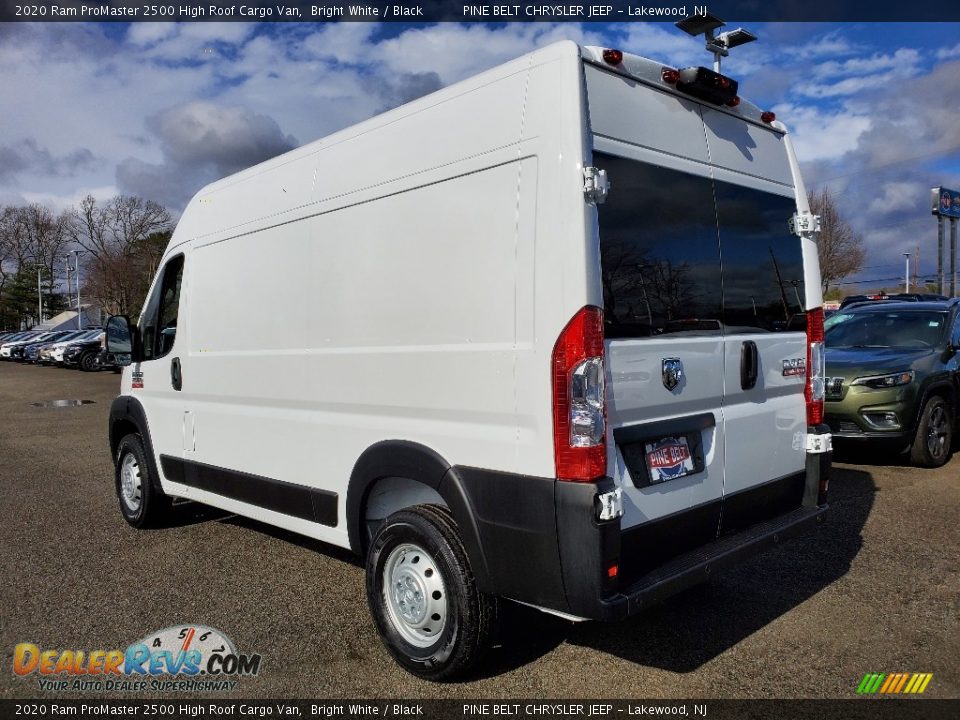 2020 Ram ProMaster 2500 High Roof Cargo Van Bright White / Black Photo #4