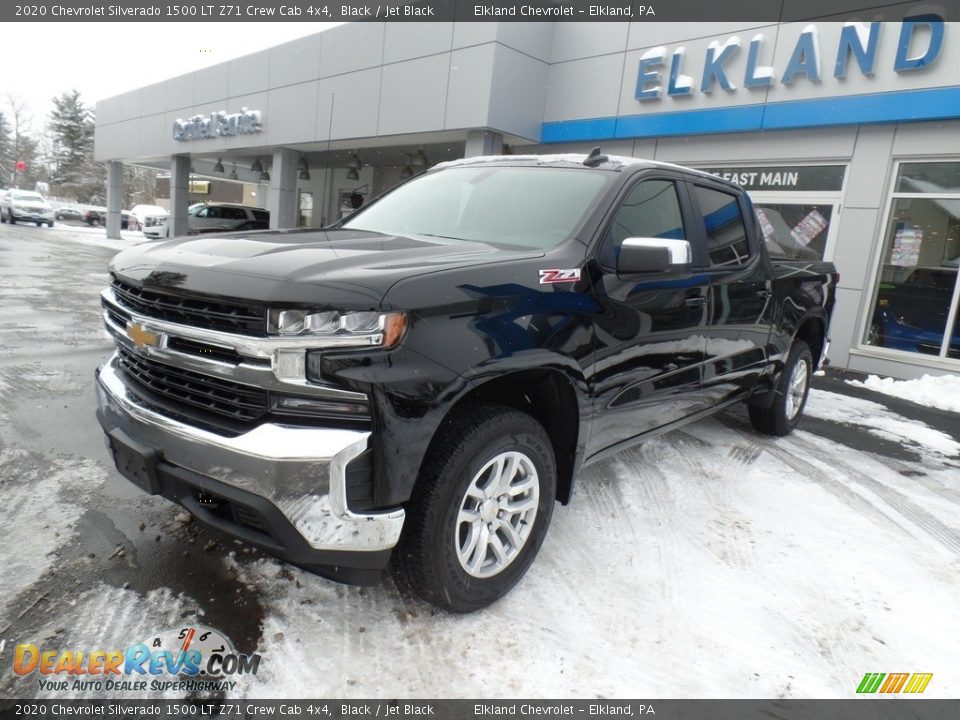 2020 Chevrolet Silverado 1500 LT Z71 Crew Cab 4x4 Black / Jet Black Photo #2
