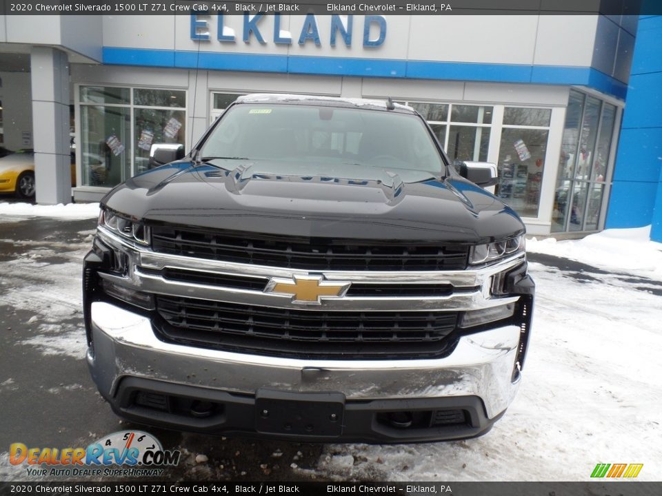 2020 Chevrolet Silverado 1500 LT Z71 Crew Cab 4x4 Black / Jet Black Photo #3