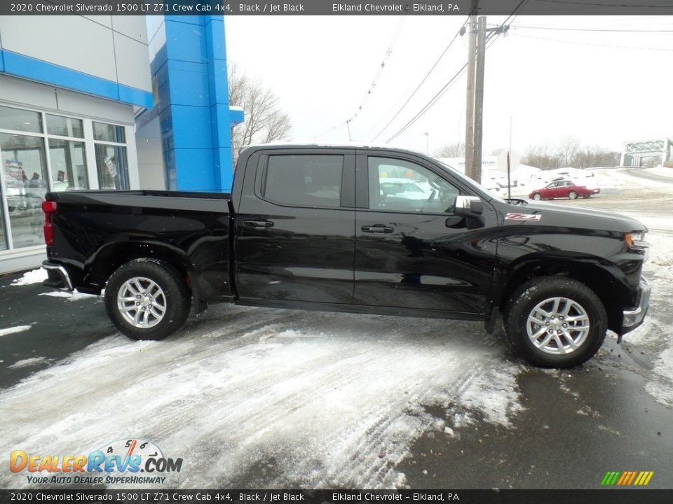 2020 Chevrolet Silverado 1500 LT Z71 Crew Cab 4x4 Black / Jet Black Photo #5