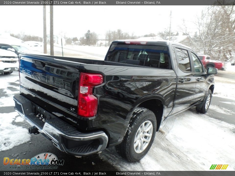 2020 Chevrolet Silverado 1500 LT Z71 Crew Cab 4x4 Black / Jet Black Photo #6