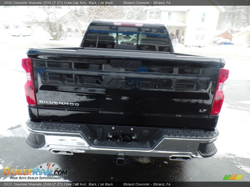 2020 Chevrolet Silverado 1500 LT Z71 Crew Cab 4x4 Black / Jet Black Photo #7