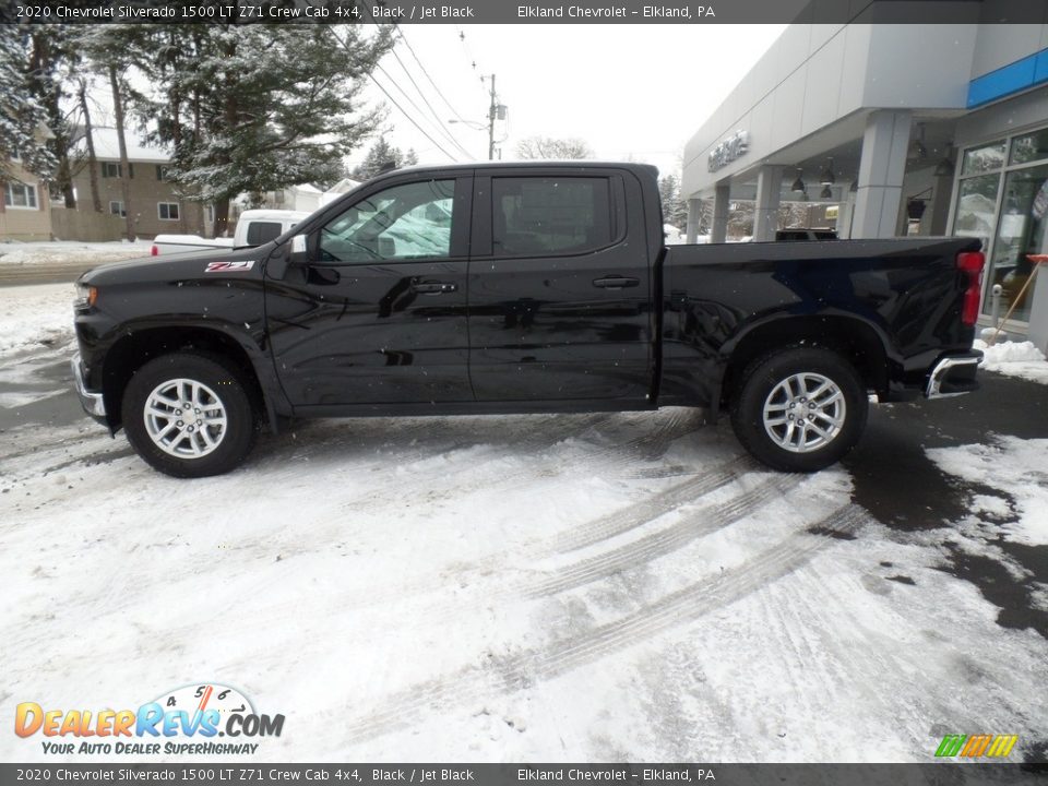 2020 Chevrolet Silverado 1500 LT Z71 Crew Cab 4x4 Black / Jet Black Photo #9