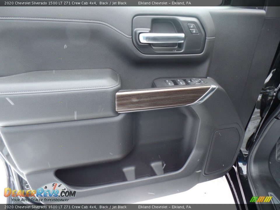 2020 Chevrolet Silverado 1500 LT Z71 Crew Cab 4x4 Black / Jet Black Photo #14