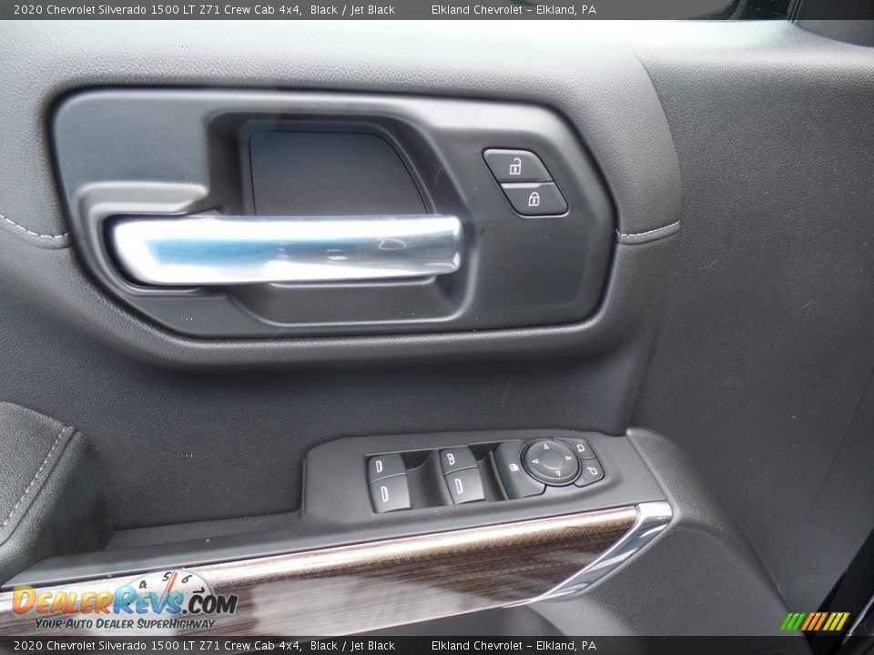 2020 Chevrolet Silverado 1500 LT Z71 Crew Cab 4x4 Black / Jet Black Photo #15