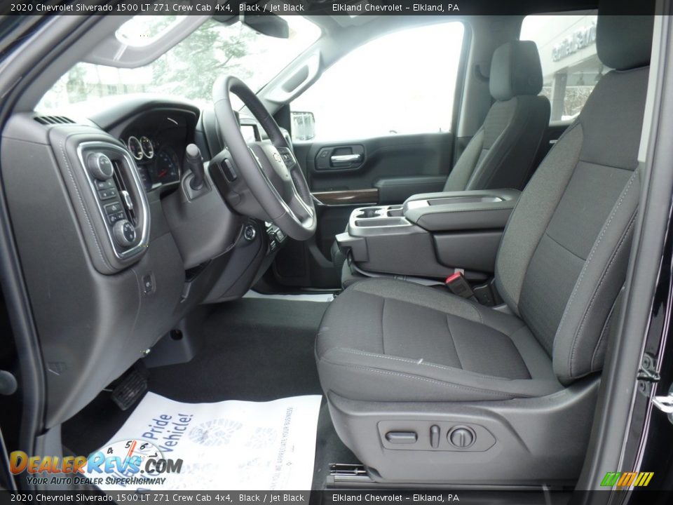 2020 Chevrolet Silverado 1500 LT Z71 Crew Cab 4x4 Black / Jet Black Photo #16