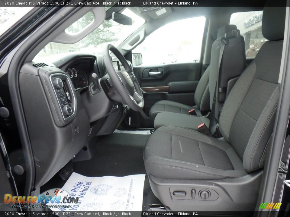2020 Chevrolet Silverado 1500 LT Z71 Crew Cab 4x4 Black / Jet Black Photo #17