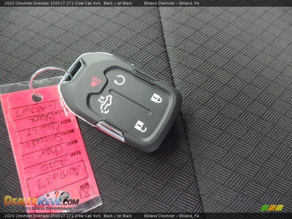 2020 Chevrolet Silverado 1500 LT Z71 Crew Cab 4x4 Black / Jet Black Photo #18