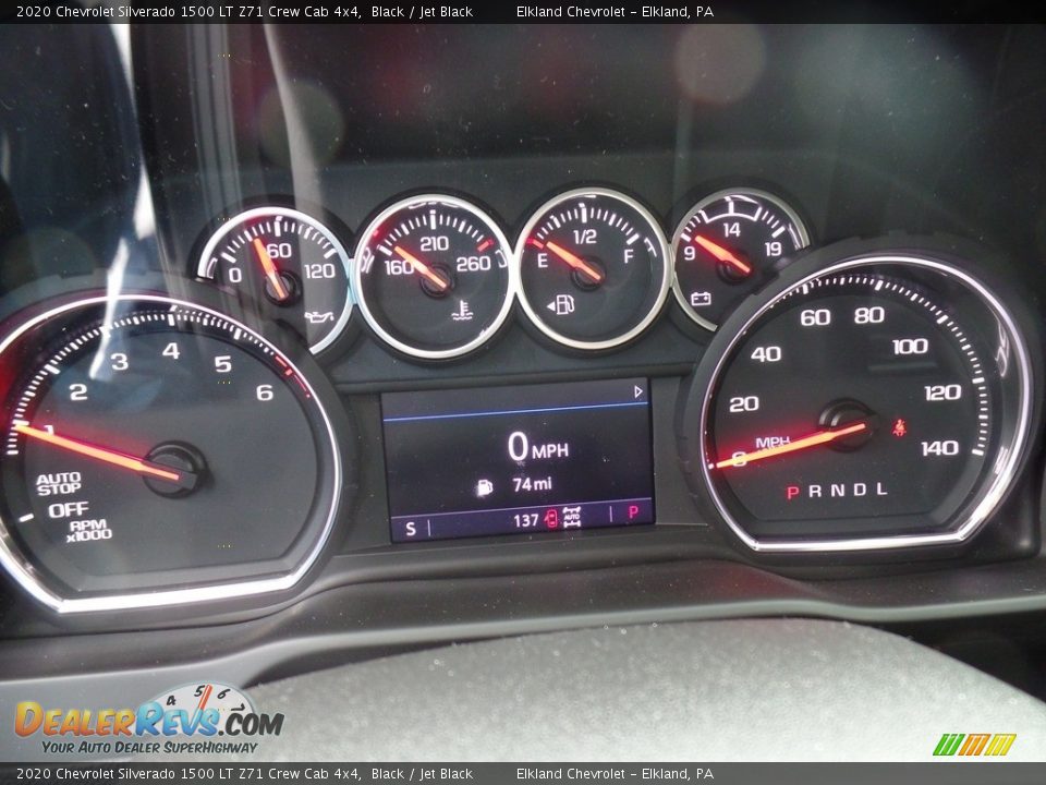 2020 Chevrolet Silverado 1500 LT Z71 Crew Cab 4x4 Black / Jet Black Photo #24