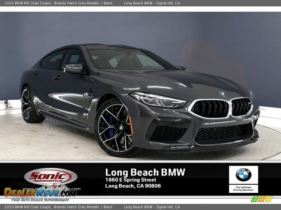 2020 BMW M8 Gran Coupe Brands Hatch Grey Metallic / Black Photo #1