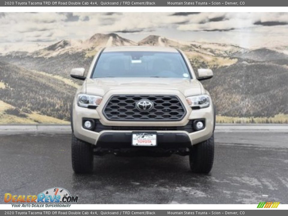 2020 Toyota Tacoma TRD Off Road Double Cab 4x4 Quicksand / TRD Cement/Black Photo #2