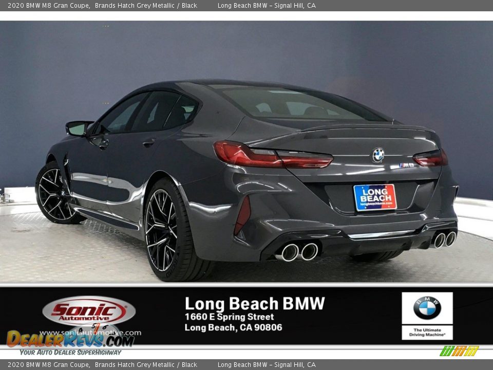 2020 BMW M8 Gran Coupe Brands Hatch Grey Metallic / Black Photo #2
