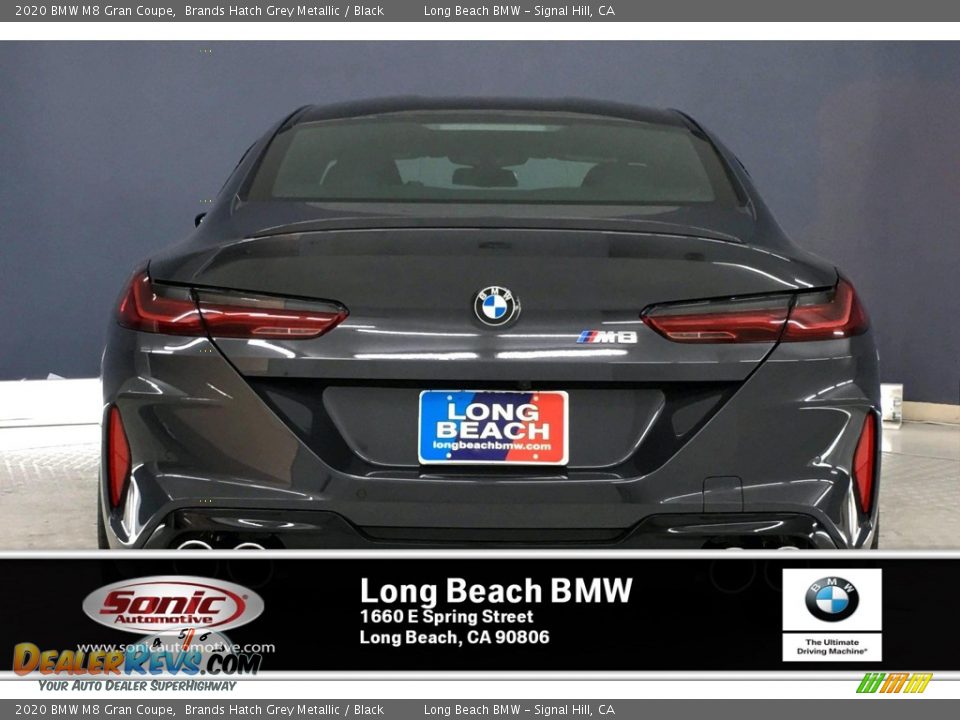 2020 BMW M8 Gran Coupe Brands Hatch Grey Metallic / Black Photo #3