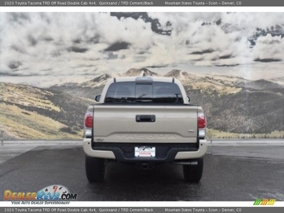 2020 Toyota Tacoma TRD Off Road Double Cab 4x4 Quicksand / TRD Cement/Black Photo #4