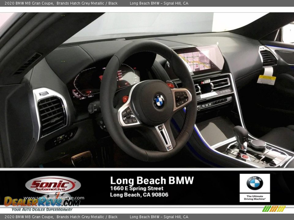 2020 BMW M8 Gran Coupe Brands Hatch Grey Metallic / Black Photo #4