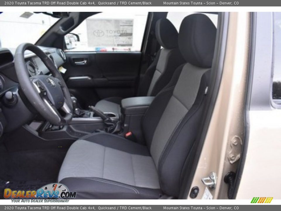 2020 Toyota Tacoma TRD Off Road Double Cab 4x4 Quicksand / TRD Cement/Black Photo #6