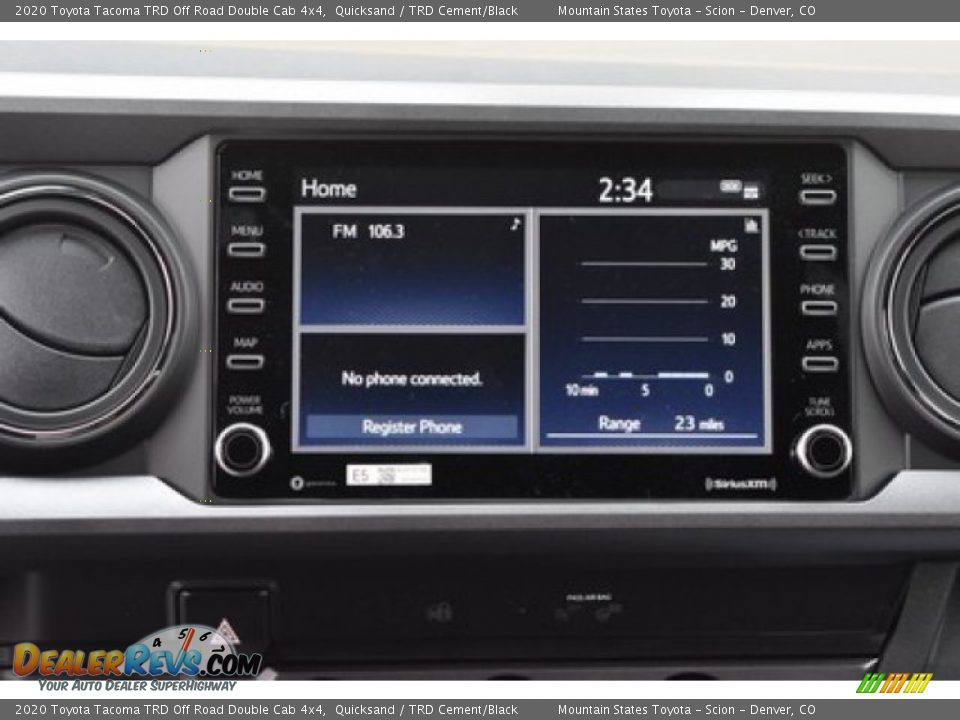 2020 Toyota Tacoma TRD Off Road Double Cab 4x4 Quicksand / TRD Cement/Black Photo #8