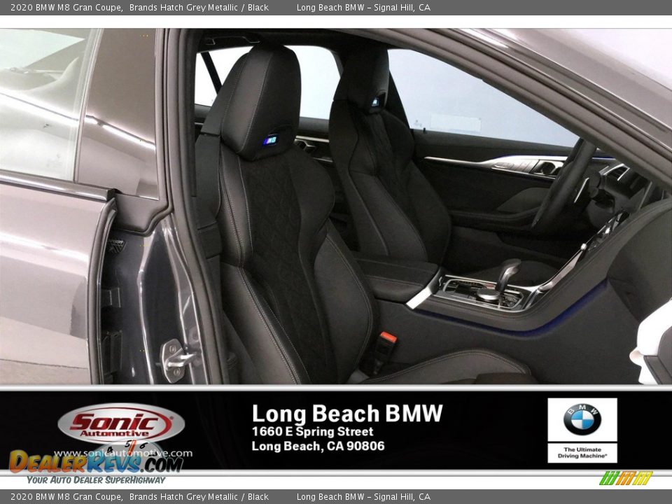 2020 BMW M8 Gran Coupe Brands Hatch Grey Metallic / Black Photo #7