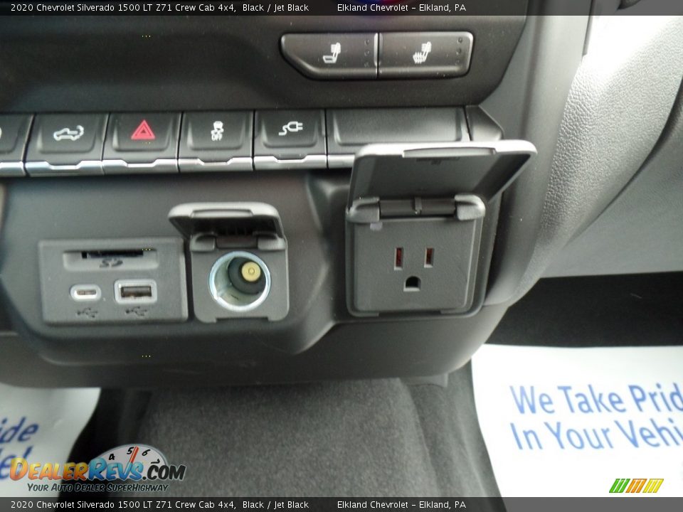 2020 Chevrolet Silverado 1500 LT Z71 Crew Cab 4x4 Black / Jet Black Photo #32